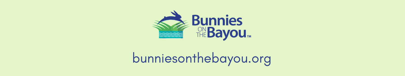 Bunnies on the Bayou Desktop Site Banner