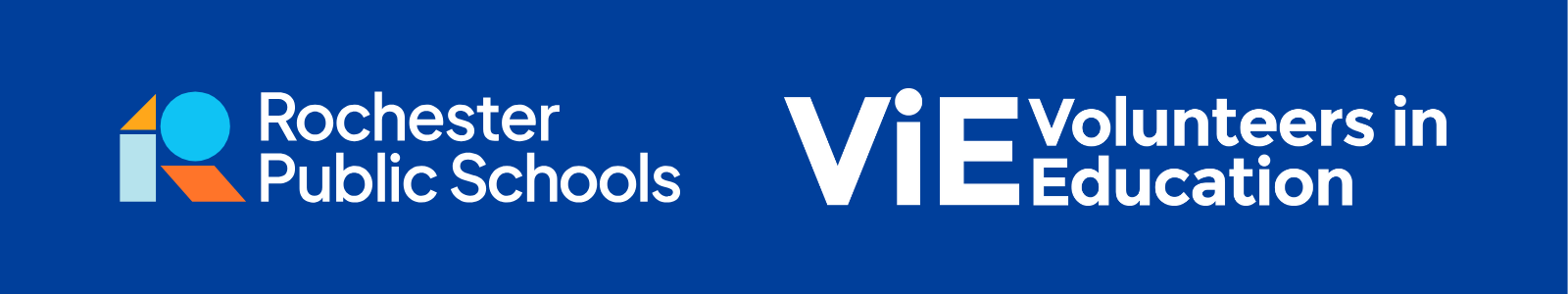Rochester Public Schools logo with text 