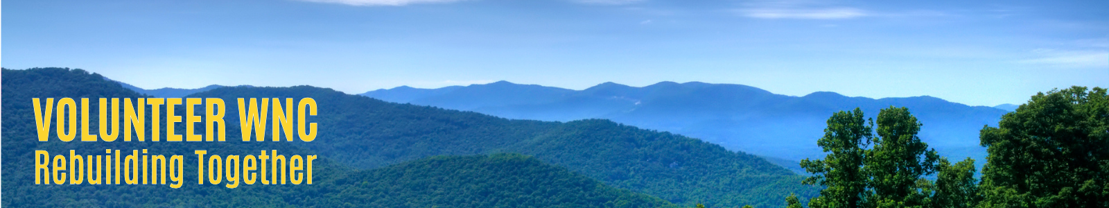 WNC Mountains and a message: Rebuilding and Recovery for WNC