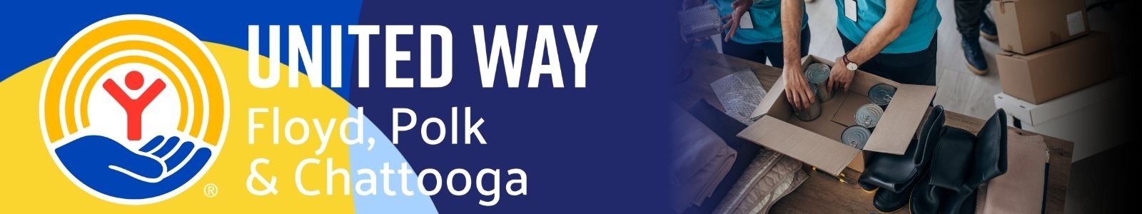 United Way of Floyd, Polk & Chattooga County Desktop Site Banner
