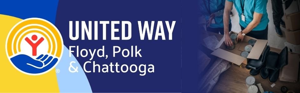 United Way of Floyd, Polk & Chattooga County Mobile Site Banner