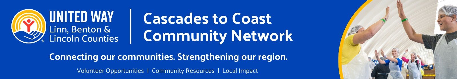 United Way of Linn, Benton & Lincoln Counties Desktop Site Banner