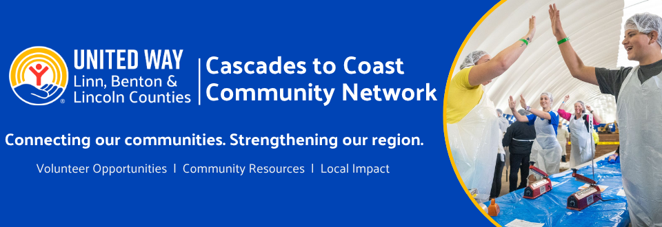 United Way of Linn, Benton & Lincoln Counties Mobile Site Banner