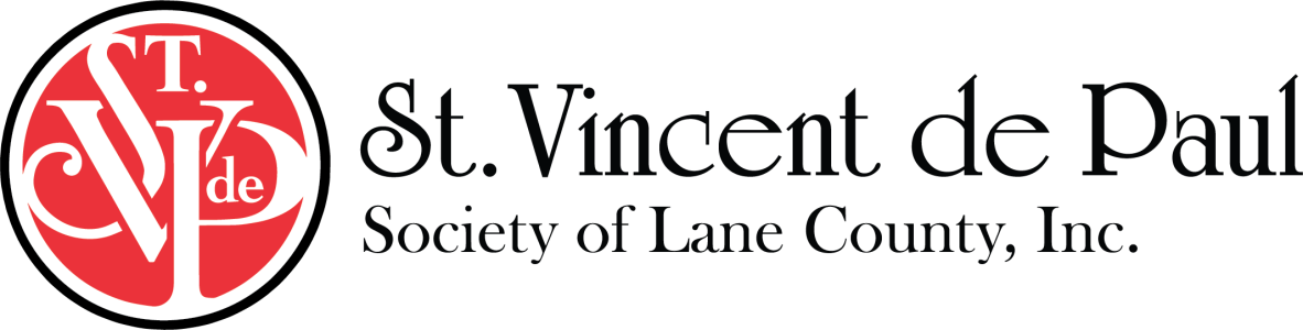 St Vincent de Paul Society of Lane County Desktop Site Banner