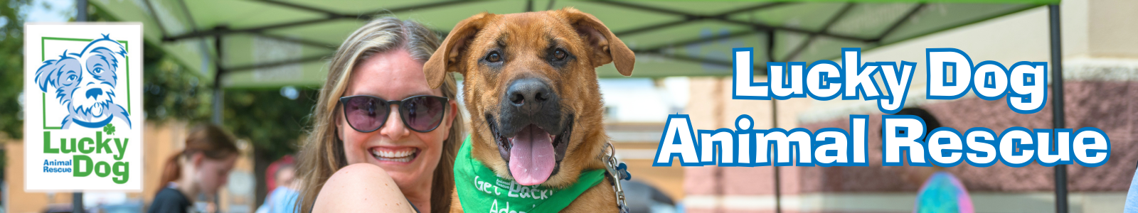 Lucky Dog Animal Rescue Desktop Site Banner