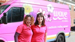 Hot Pink Wave-Rave Van Making Its Way To The Big Apple To Promote Wave Petunias And Pansies