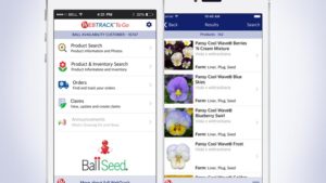Ball Seed Offers Full Mobile Ordering Capabilities With Updated WebTrack To Go App