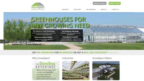 Growers Supply Launches GrowSpan Website With New Content And Product Offerings