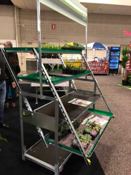 Retailing Adjustable Plant Sales Cart (Orlandelli Group, LLC)