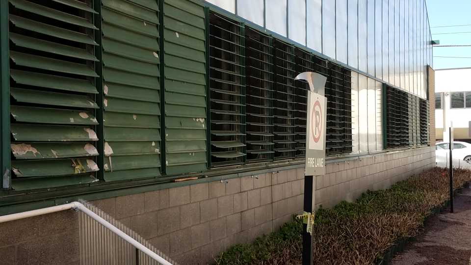 Inoperable Louvers Letting Cold Air in