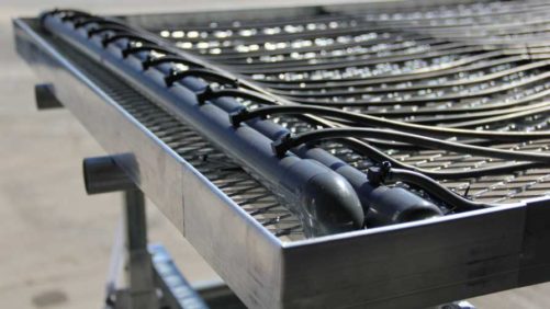 Hydronic Bench Heat Is on at Stuppy Greenhouse