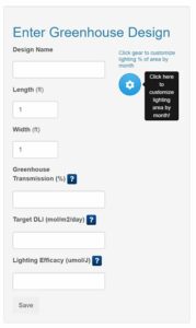Greenhouse Calculator Figure 2