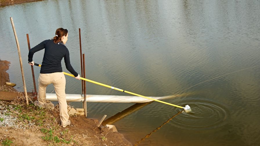 Water DNA Sampling greenhouse irrigation