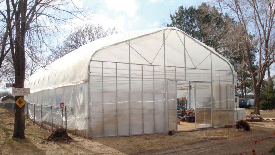 Winter Greenhouse heating