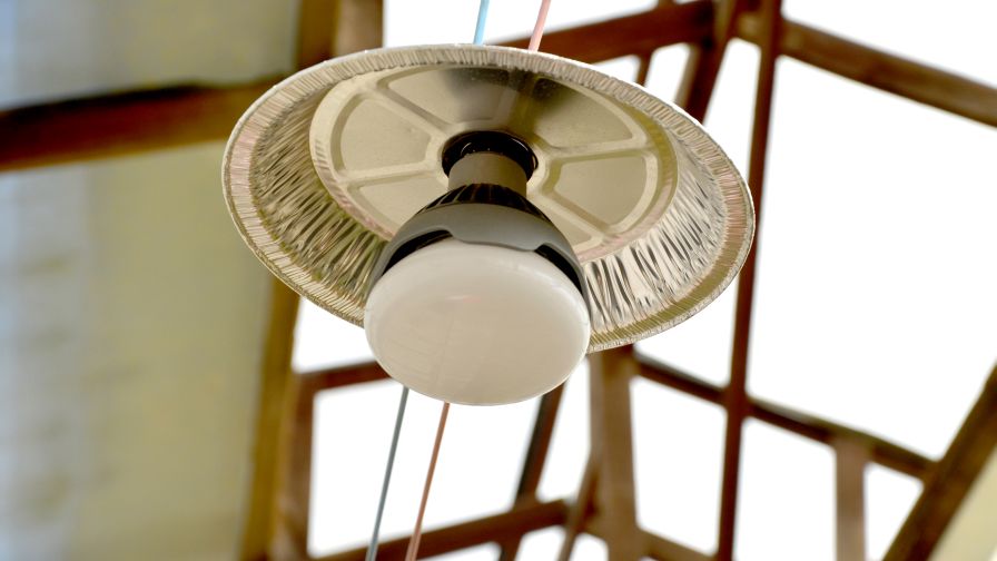 Chris Currey LED Lighting Pie plate long-day lighting