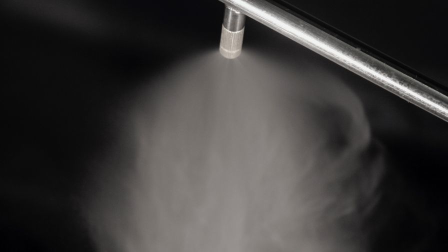 Koolfog fog nozzle close up