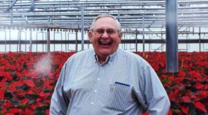 Andy Mast in Poinsettias