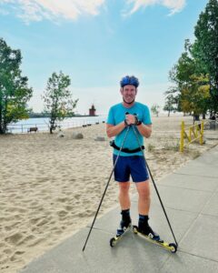 Drew Koschmann Roller Skiing