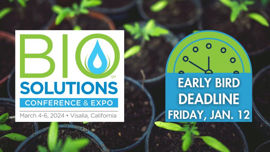 BioSolutions 2024 early bird registration deadline graphic
