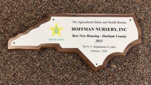 Hoffman Nursery Honored for Excellence in Housing and H-2A Compliance
