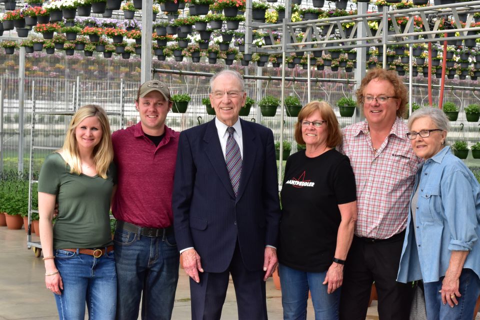 Senator Grassley and Gooder Family 4-23