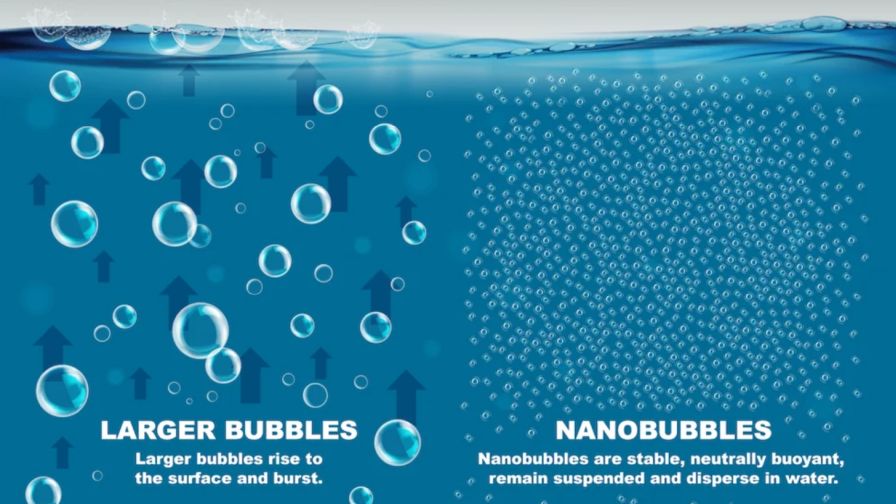 Nanobubbles graphic from Moleaer