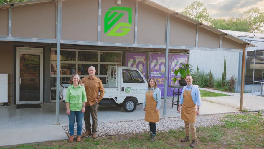 Wellspring Gardens front view and family staff