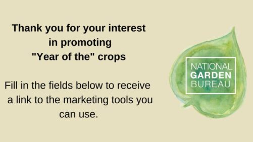 National Garden Bureau Announces 2025 “Year of the” Crop Lineup