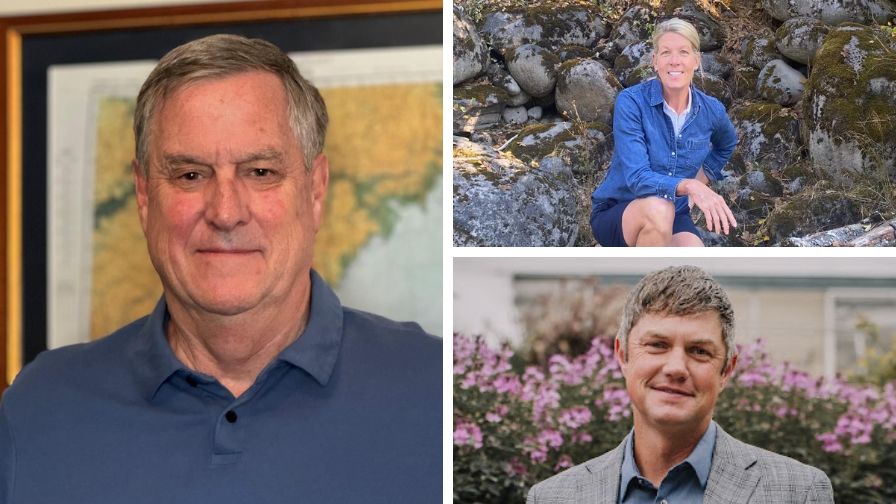 Ron Ostrander (Left), the new Director of Horticulture Sales and Distributor Relations at BioWorks, Lisa Hilgenberg (Top Right), the new Plant Trial Manager at Intrinsic Perennial Gardens, and Nathan Sell (Bottom Right), the new Commercial Director of North America at Kientzler