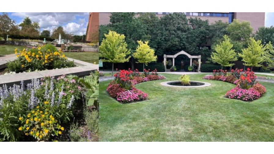 2024 Michigan Garden Plant Tour at Michigan State University Trail Gardens collage