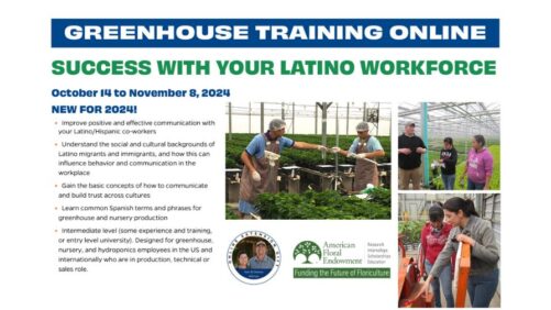 2024 Greenhouse Training Online Continues with New Course on Latino Workforce Success