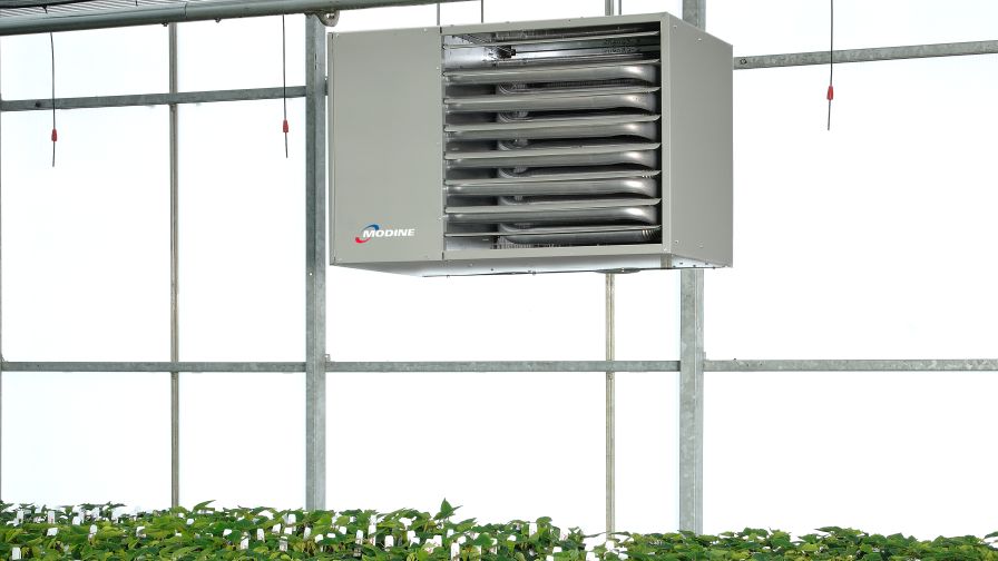 Newer gas-fired unit heaters have a power vent, closing off that big hole in the roof when the unit isn't running. And they've gained a couple more points in efficiency. 