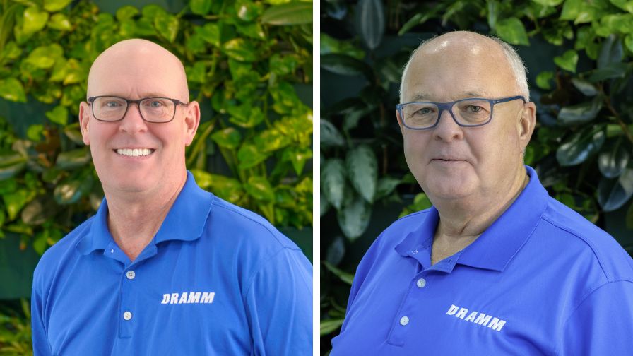 The new and outgoing DRAMMwater Business Segment Managers, Les Evans (L) and Al Zylstra (R).