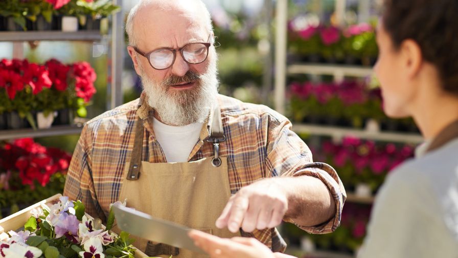 A greenhouse and horticulture business owner preparing for transition.