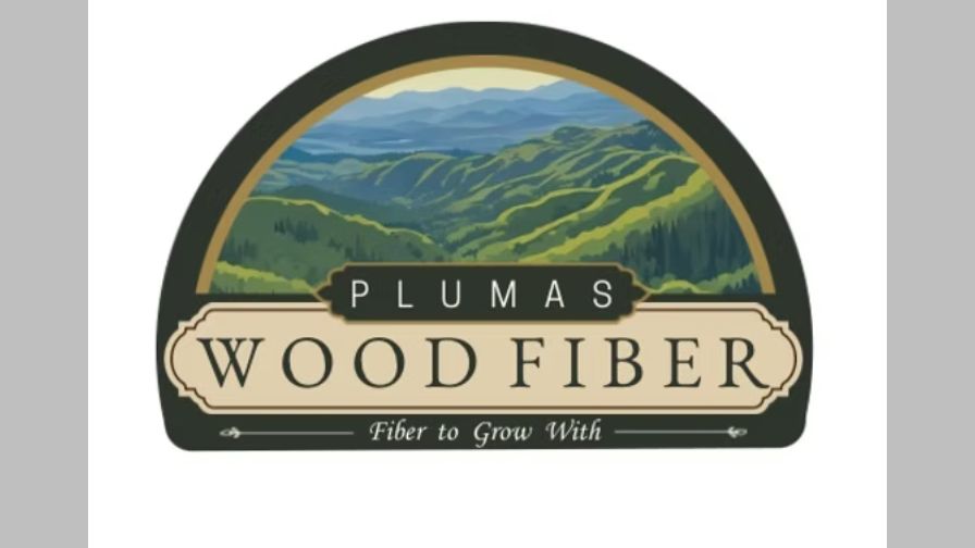 The Plumas Wood Fiber company logo.