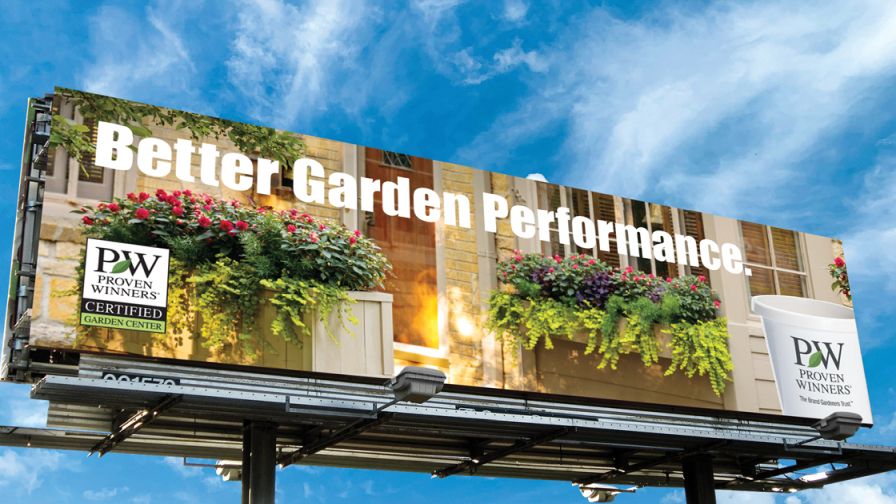 2025 Proven Winners billboard example #2, for the strategic spring campaign in multiple U.S. markets.