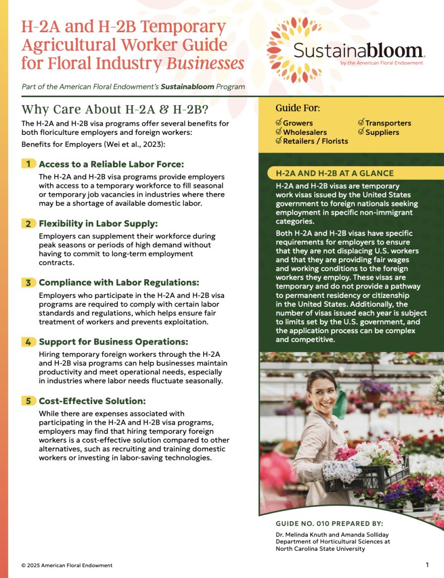 H-2A and H-2B Temporary Agricultural Worker Guide.