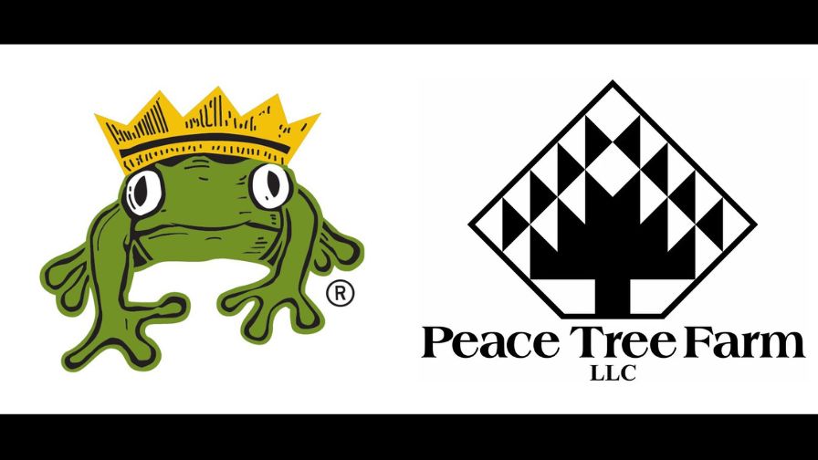 The logos of Little Prince of Oregon (left) and Peace Tree Farm (right).