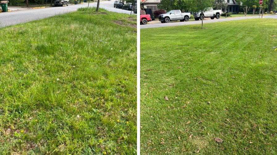 Decker before (L) and after (R). Still lots to improve, but a bit more inviting.