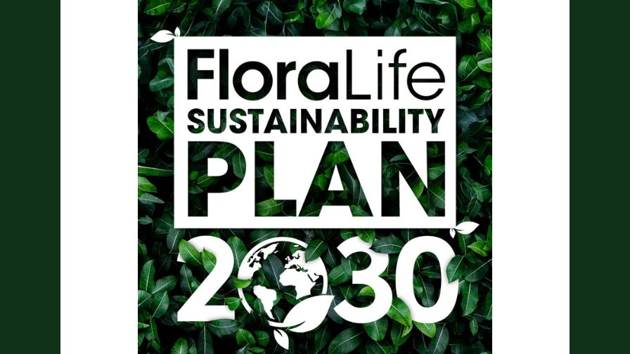 FloraLife Sustainability 2030 Plan graphic.