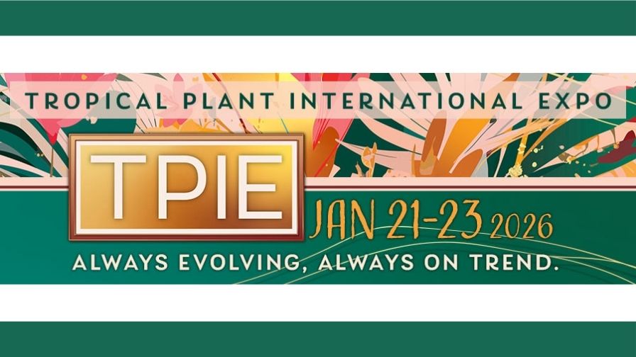 The 2026 Tropical Plant International Expo (TPIE) logo.