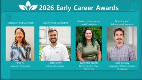 American Society for Horticultural Science Highlights Early Career Achievements