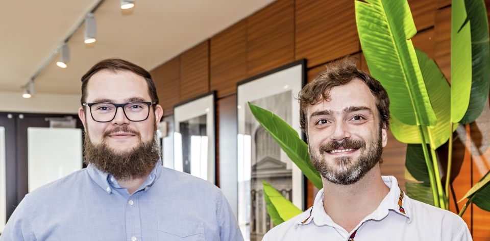 Josh Lamb, Assistant Technical Specialist and Sam Kocher, Regional Demand Planning Analyst, Dümmen Orange