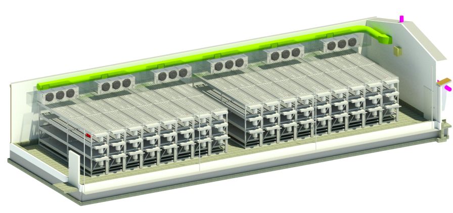 HVAC simulation for demand sizing.