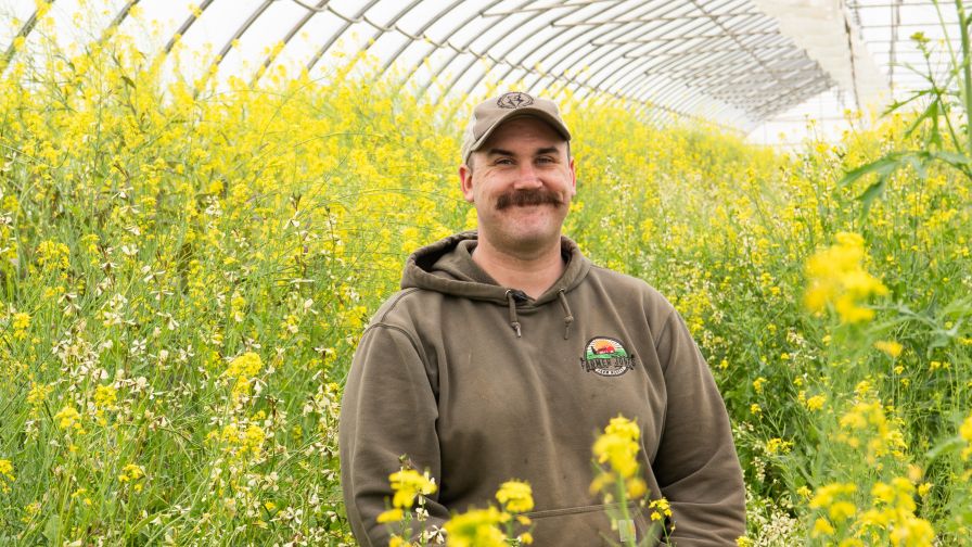 Zach Jones, production controller at The Chef’s Garden.