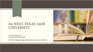 24. West Texas A&M University