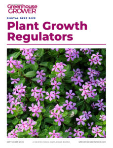 Greenhouse Grower September 2026 Digital Deep Dive cover on Plant Growth Regulators.