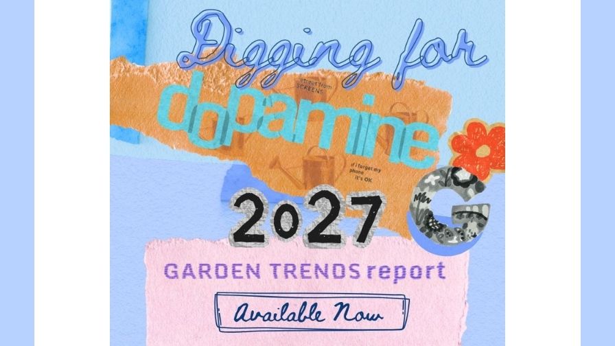 The 2027 Garden Trends Report "Digging for Dopamine."