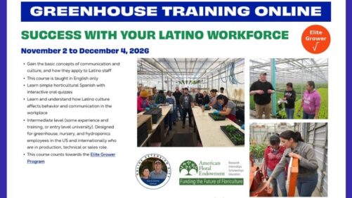 2026 Greenhouse Training Online Continues with “Success with your Latino Workforce”