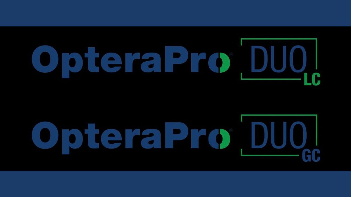 The OpteraPro DUO LC (top) and OpteraPro DUO GC insecticide logos.